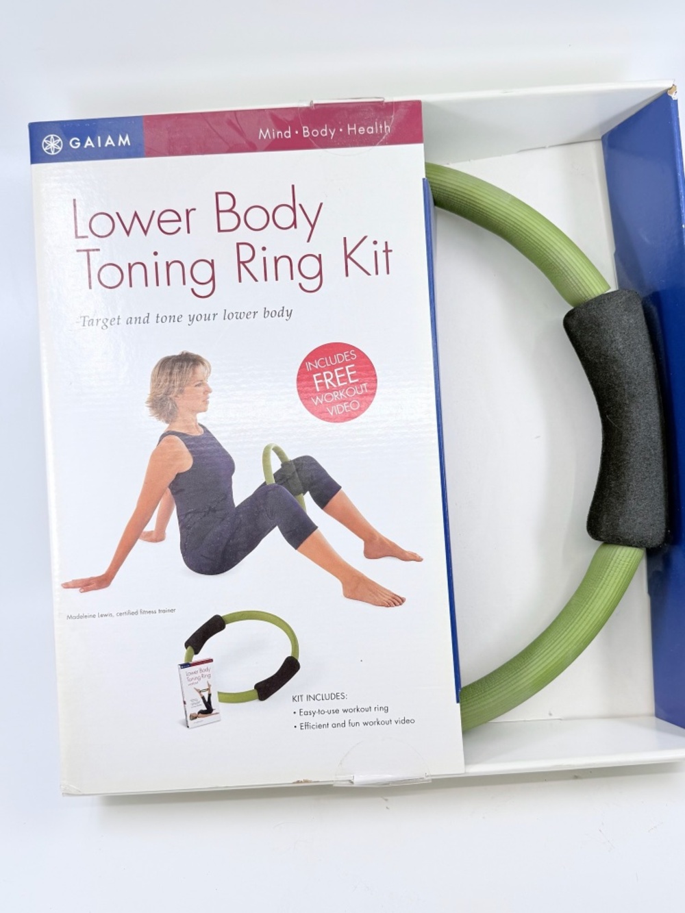 NWT GAIAM Lower Body Toning Ring Kit